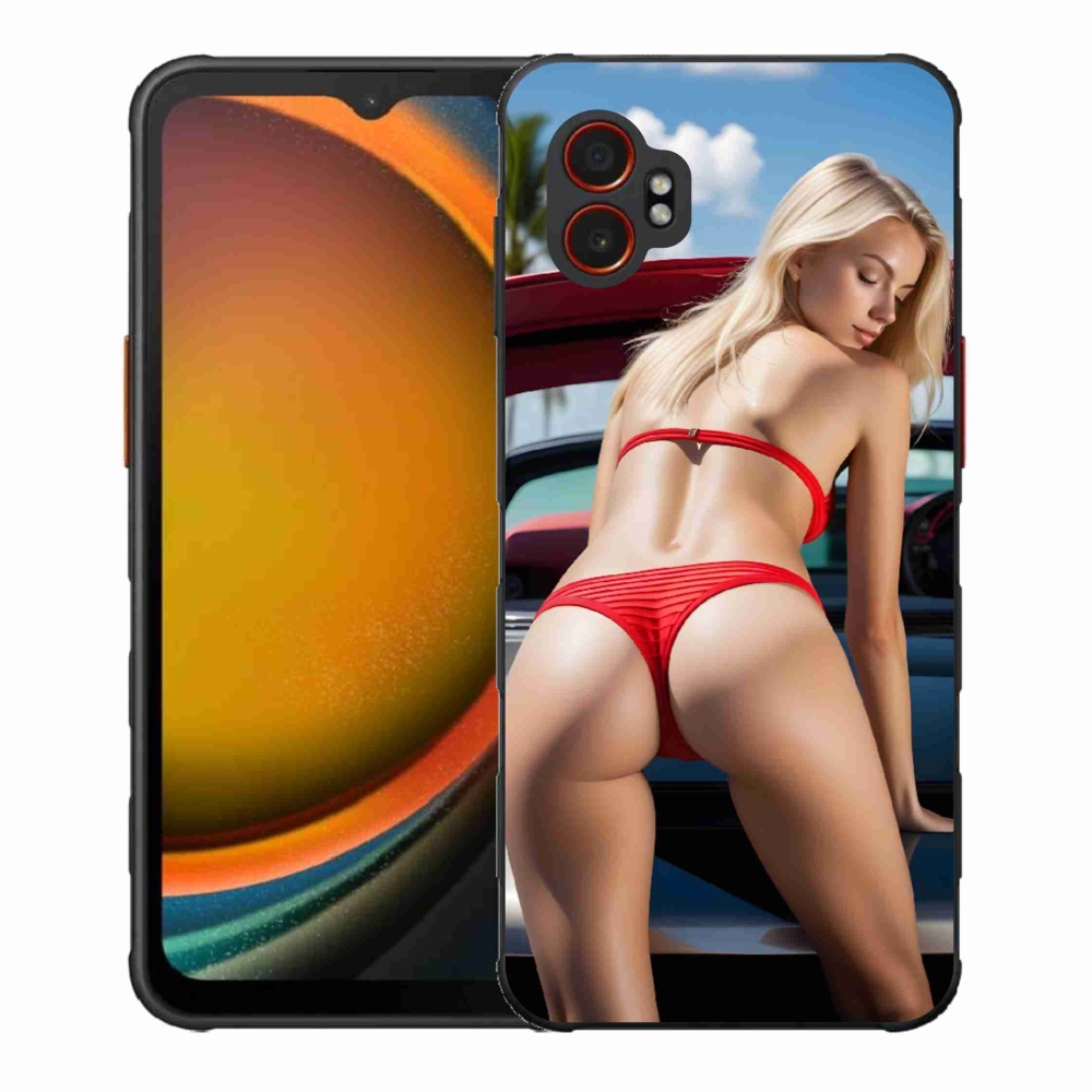 Gél borítás mmCase Samsung Galaxy Xcover 7 Pro - szexi nő 2