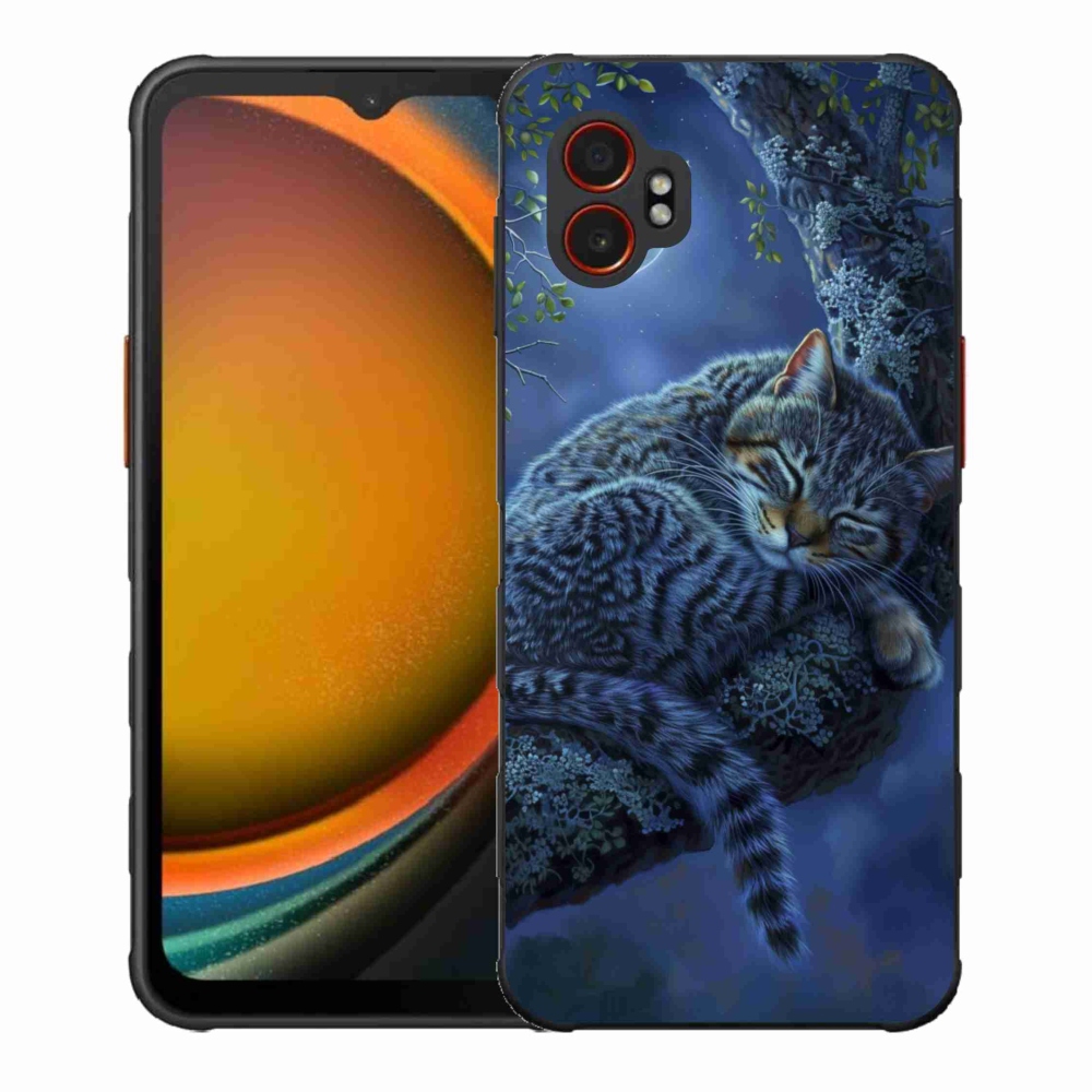 Gél borítás mmCase Samsung Galaxy Xcover 7 Pro készülékhez - alvó macska