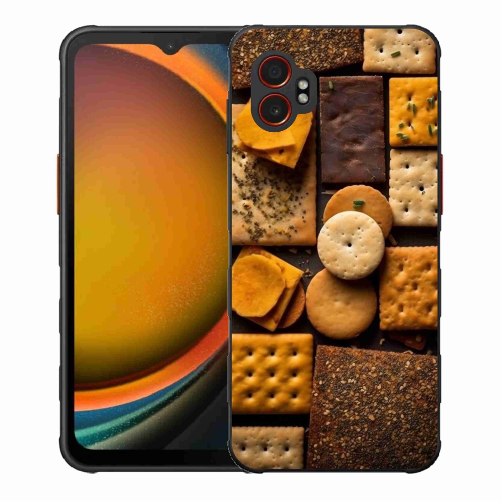 Zselés borítás mmCase Samsung Galaxy Xcover 7 Pro - kekszek