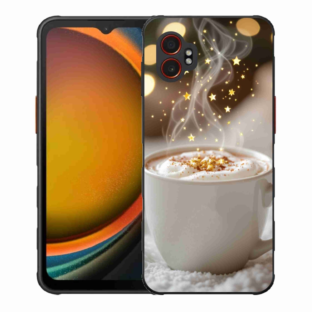 Gél borítás mmCase Samsung Galaxy Xcover 7 Pro - Karácsonyi forró ital