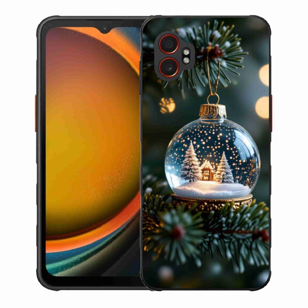 Gél borítás mmCase Samsung Galaxy Xcover 7 Pro - Karácsonyi gömbök 2