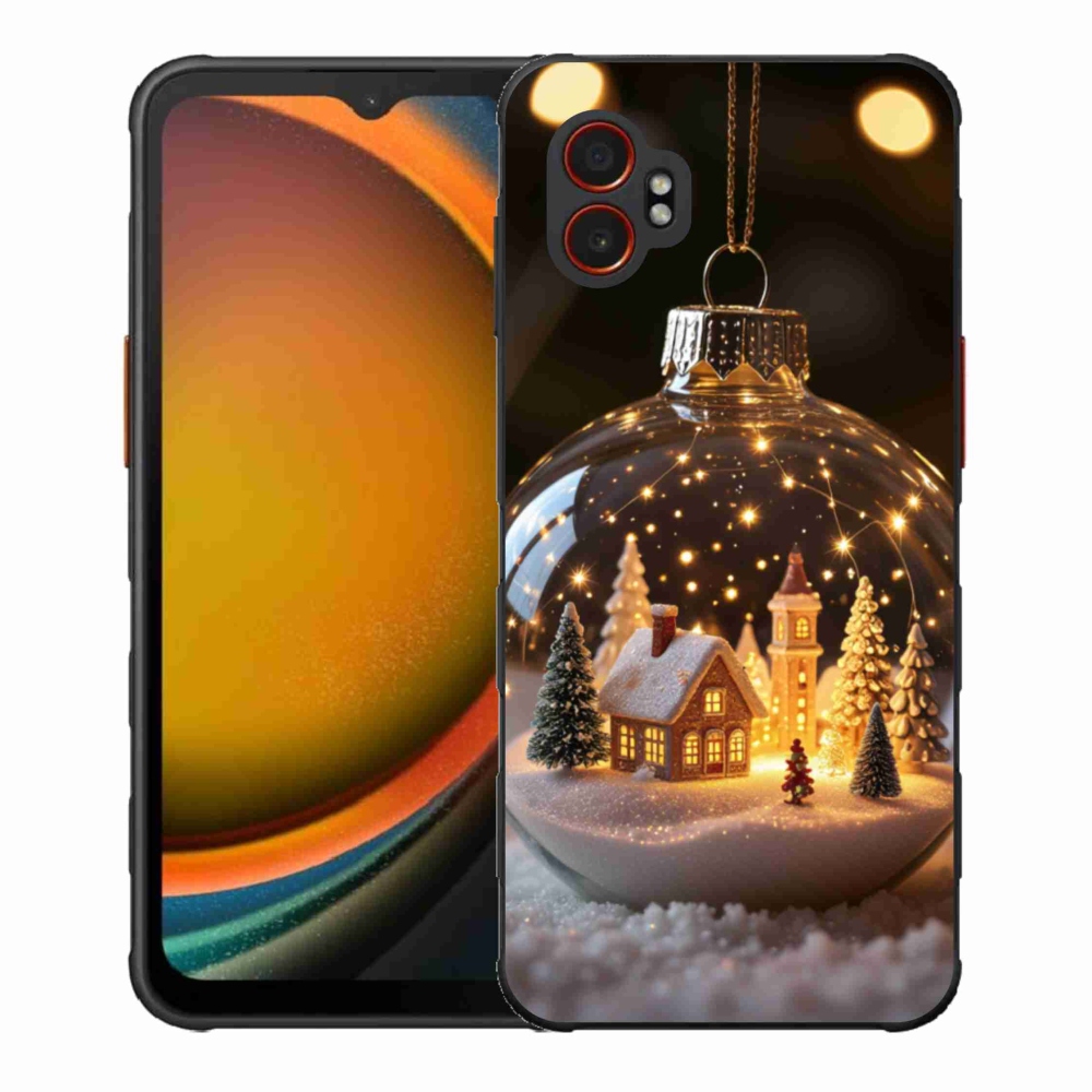 Gél borítás mmCase Samsung Galaxy Xcover 7 Pro - Karácsonyi gömbök 3