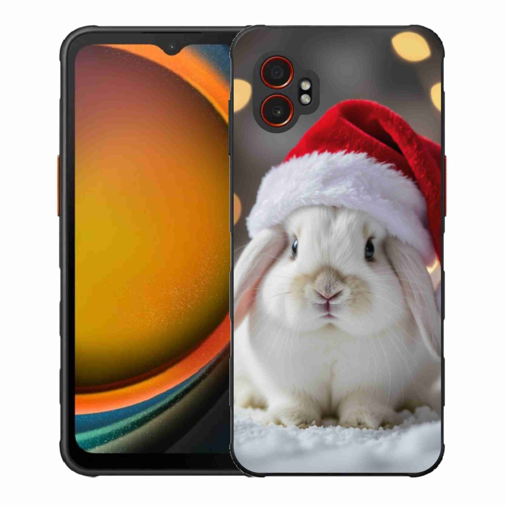 Gél borítás mmCase Samsung Galaxy Xcover 7 Pro - Karácsonyi nyúl