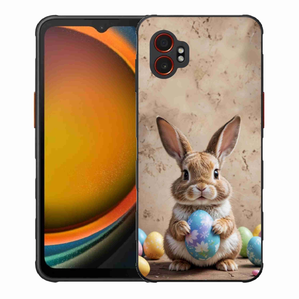 Zselés borítás mmCase Samsung Galaxy Xcover 7 Pro - Húsvéti nyuszi