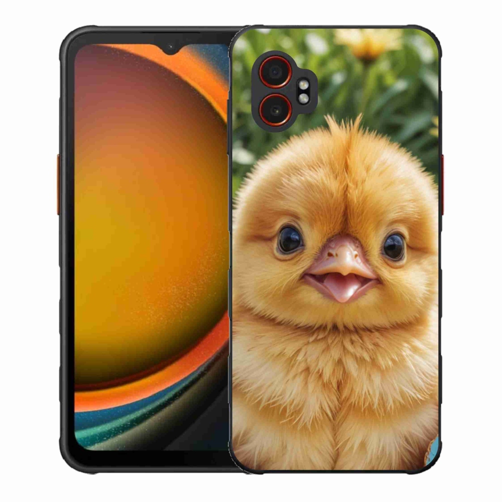 Gél borítás mmCase Samsung Galaxy Xcover 7 Pro - boldog csaj