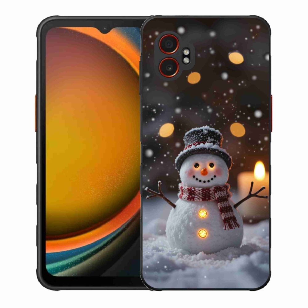Gél borítás mmCase Samsung Galaxy Xcover 7 Pro készülékhez - vidám hóember