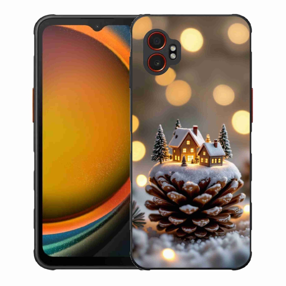 Gél borítás mmCase Samsung Galaxy Xcover 7 Pro - téli falu