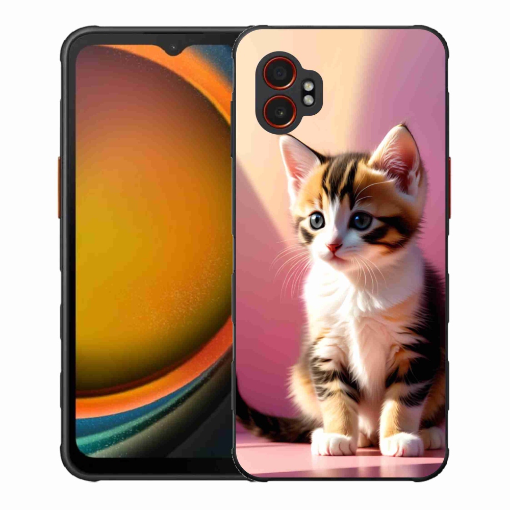 Gél borítás mmCase Samsung Galaxy Xcover 7 Pro készülékhez - kíváncsi cica 2