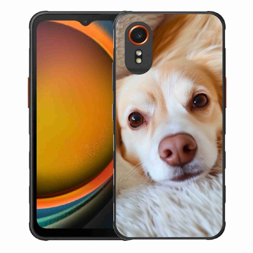 Gél borítás mmCase Samsung Galaxy Xcover 7 készülékhez - Aranyos csivava
