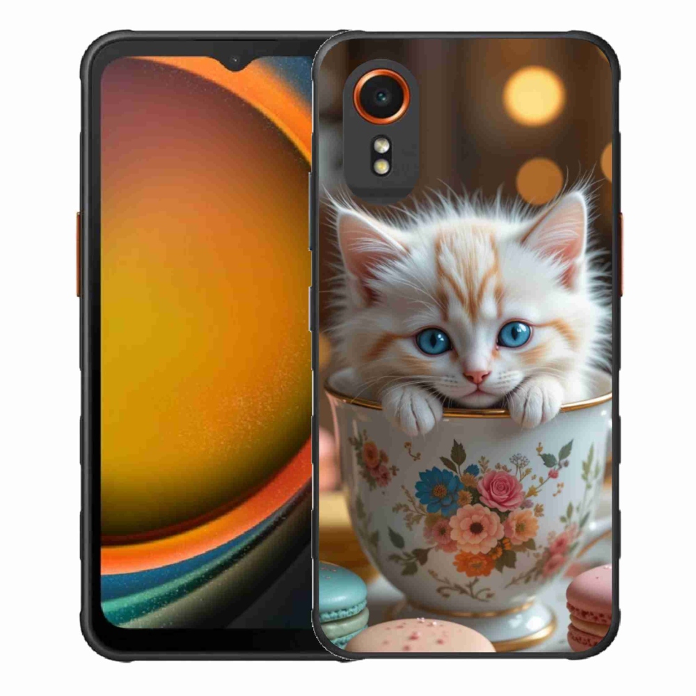 Gél borító mmCase Samsung Galaxy Xcover 7 - aranyos cica 6