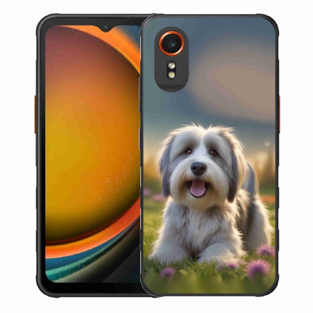 Gél borítás mmCase Samsung Galaxy Xcover 7 készülékhez - aranyos Havanna kutya