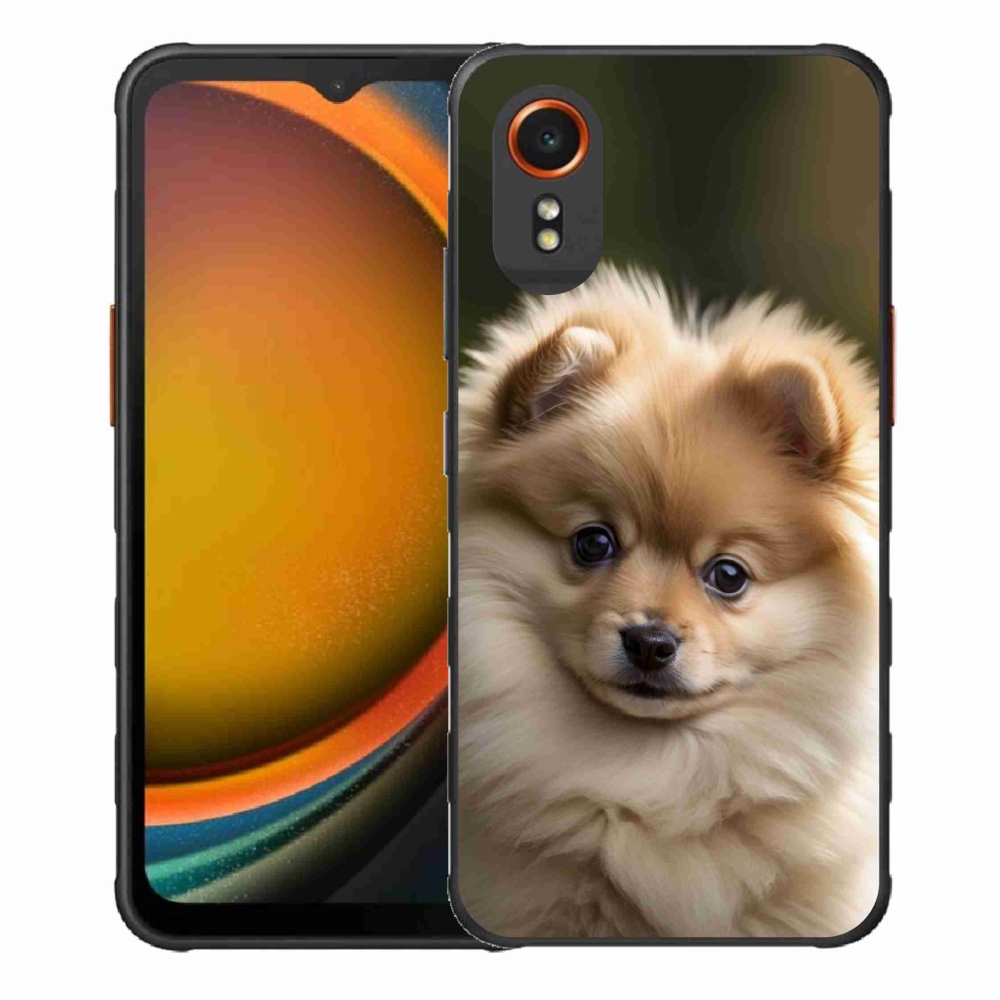 Gél borítás mmCase Samsung Galaxy Xcover 7 - aranyos pomerániai 2