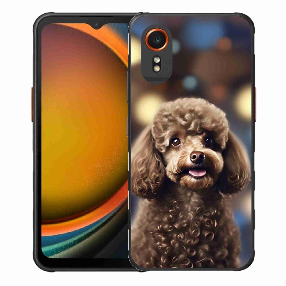 Gél borítás mmCase Samsung Galaxy Xcover 7 készülékhez - aranyos uszkár