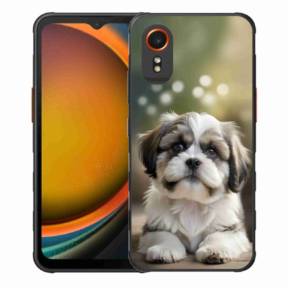 Gél borítás mmCase Samsung Galaxy Xcover 7 - aranyos shih-tzu