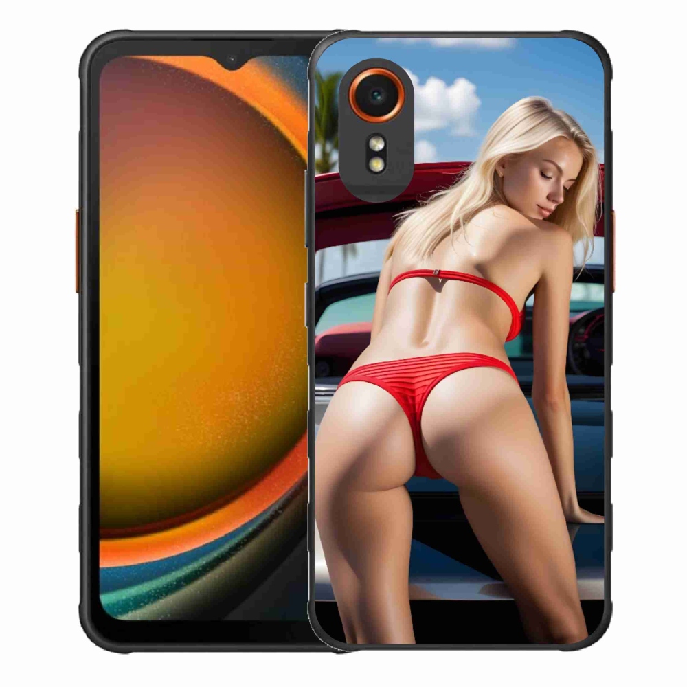 Gél borító mmCase Samsung Galaxy Xcover 7 - szexi nő 2