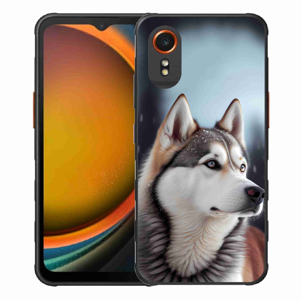 Gél borítás mmCase Samsung Galaxy Xcover 7 készülékhez - Szibériai husky