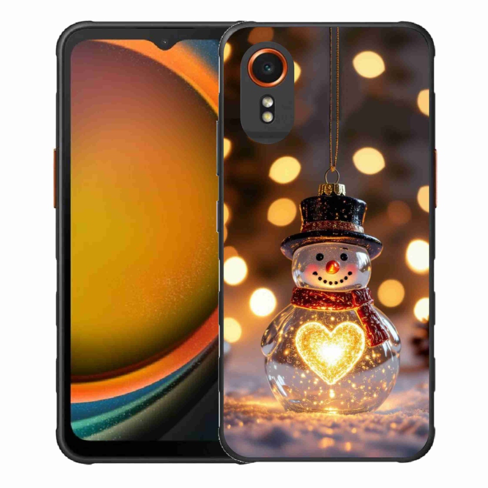 Gél borítás mmCase Samsung Galaxy Xcover 7 - Karácsonyi hóember