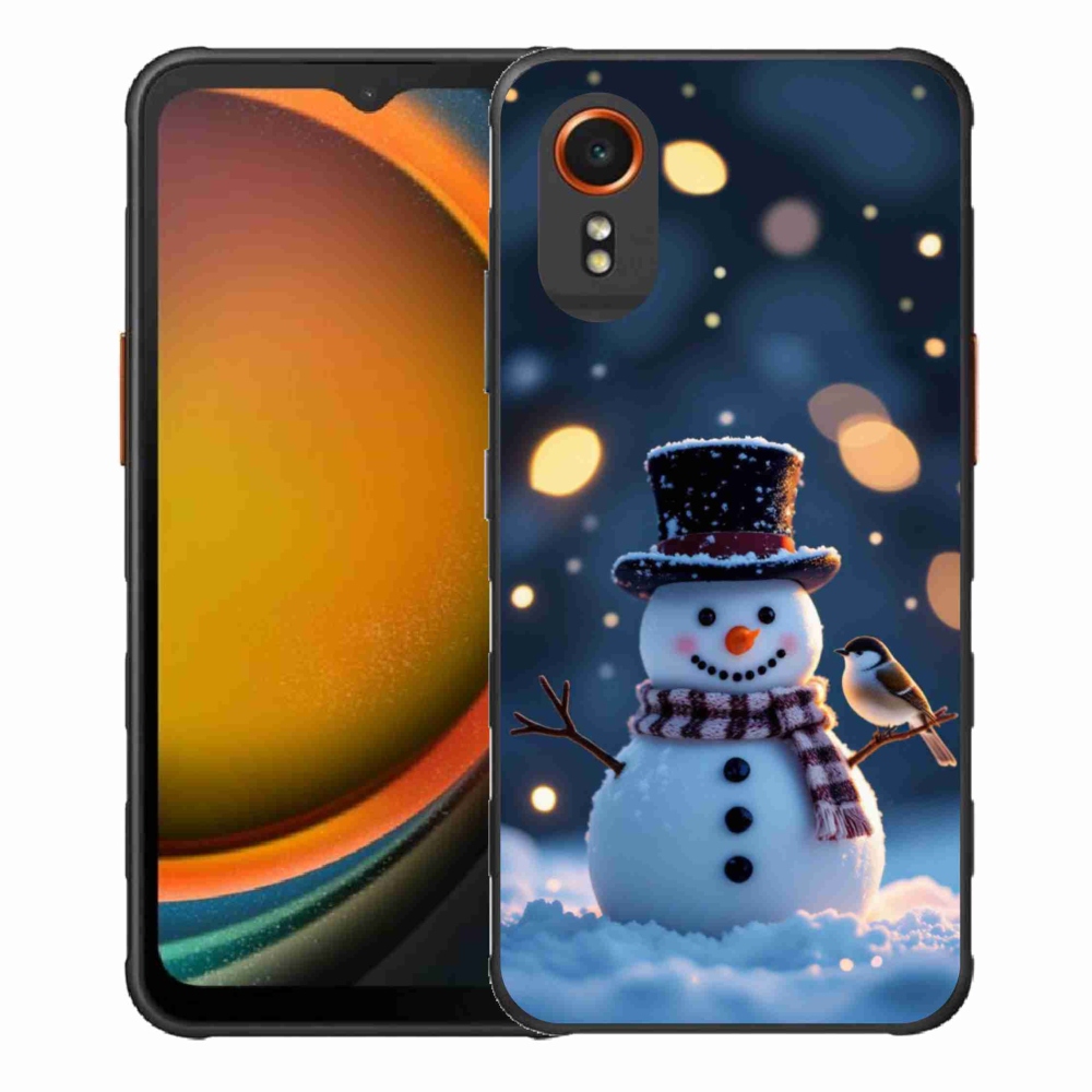 Gél borítás mmCase Samsung Galaxy Xcover 7 - Karácsonyi hóember