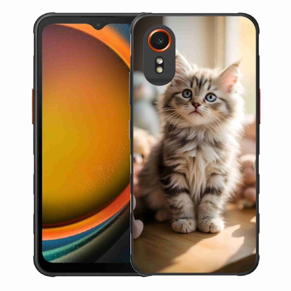 Gél borítás mmCase Samsung Galaxy Xcover7 - aranyos cica 10
