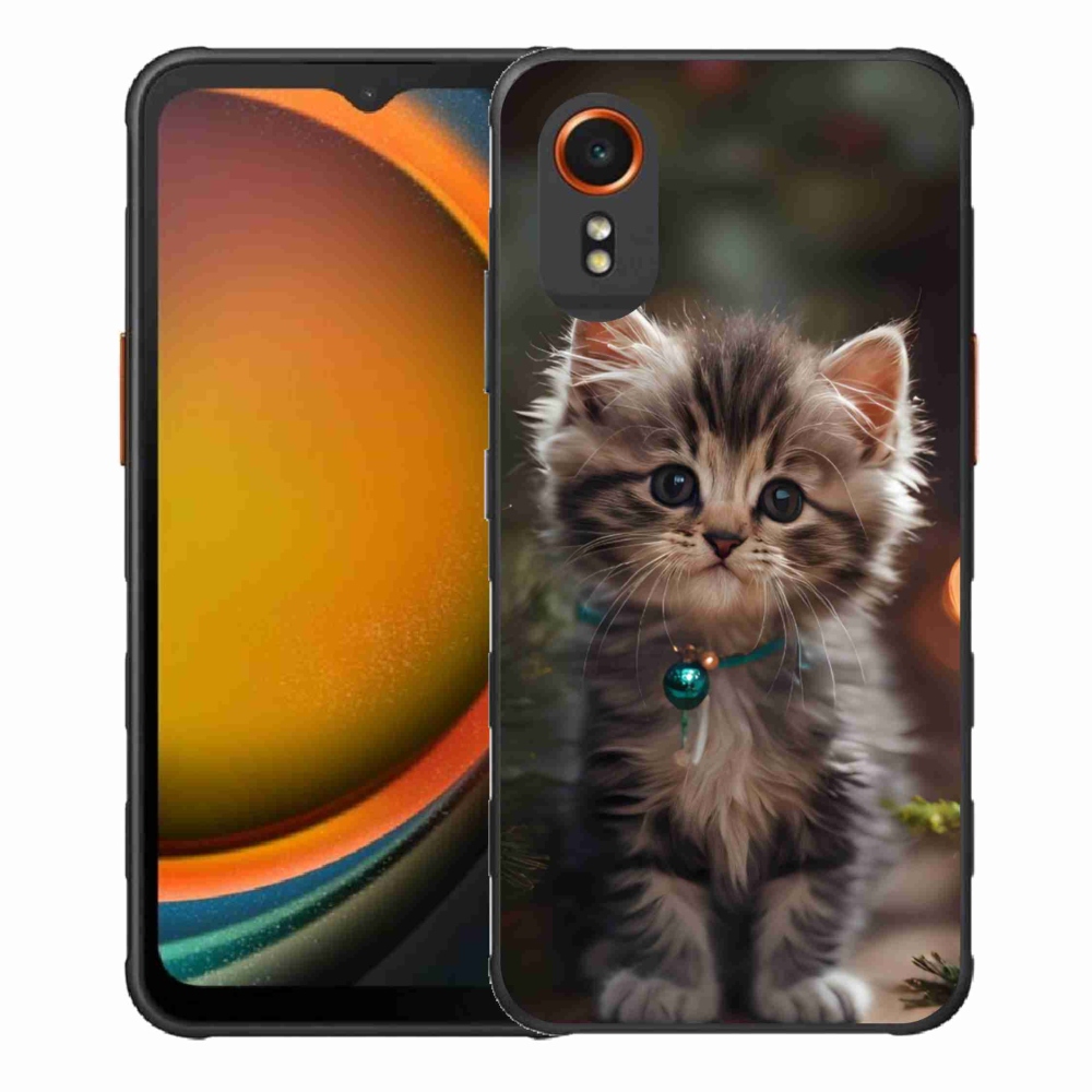 Gél borító mmCase Samsung Galaxy Xcover7 - aranyos cica 11