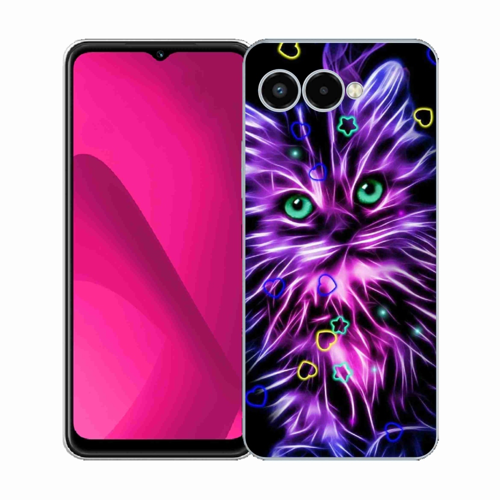 Zselés borítás mmCase a T-Mobile T Phone 3 készülékhez - absztrakt macska