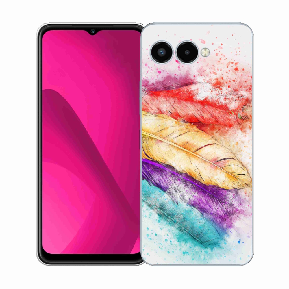 Zselés borítás mmCase a T-Mobile T Phone 3 készülékhez - színes toll