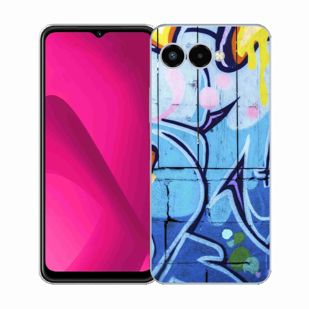 Zselés borítás mmCase a T-Mobile T Phone 3 készülékhez - graffiti