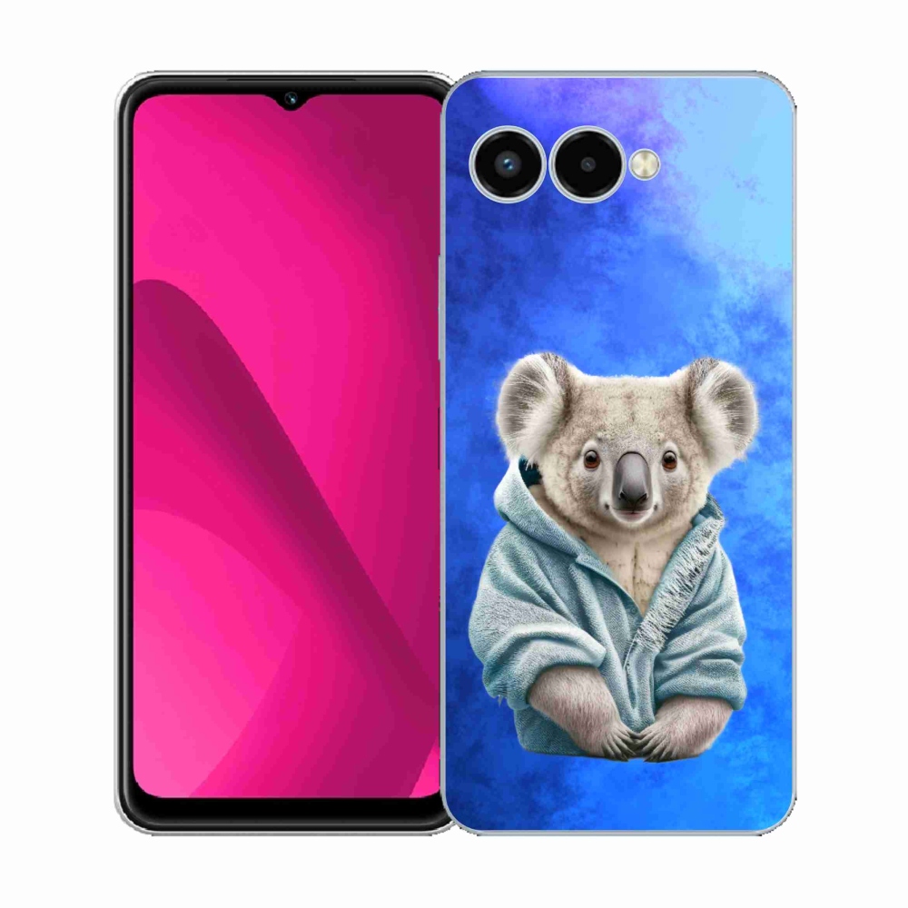 Zselés borító mmCase a T-Mobile T Phone 3 készülékhez - koala pulóverben