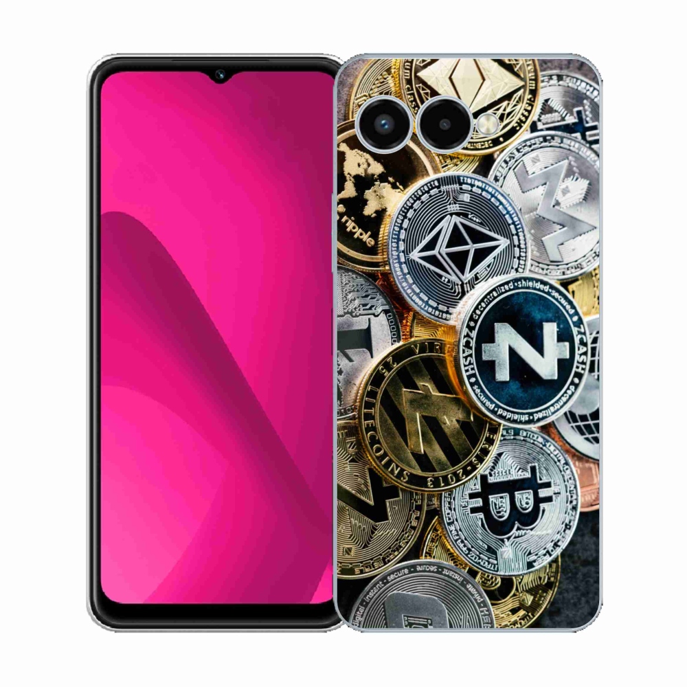 Gél borítás mmCase a T-Mobile T Phone 3 készülékhez - kriptovaluták