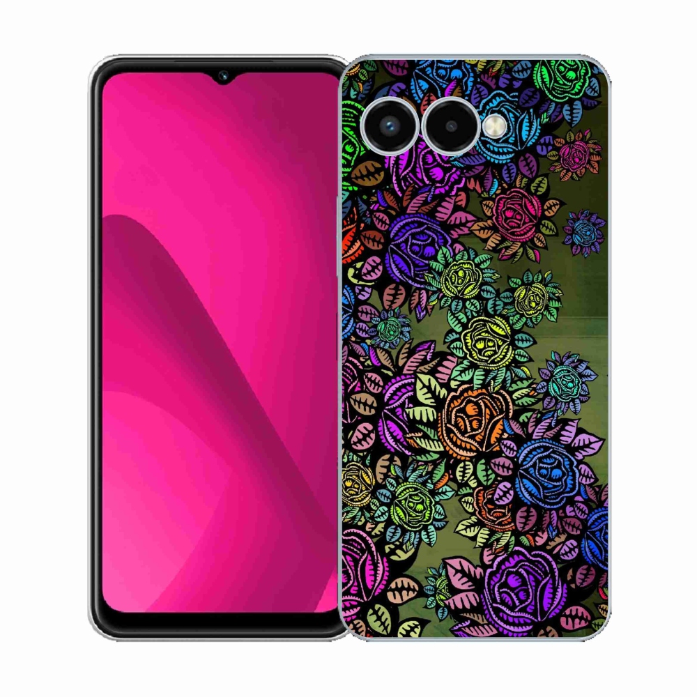 Zselés borítás mmCase a T-Mobile T Phone 3 - virágokhoz 6