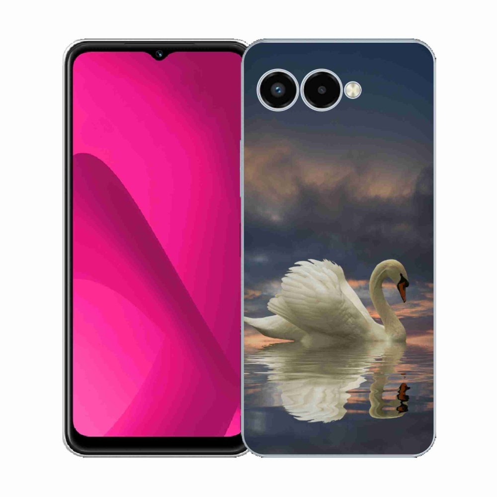 Zselés borítás mmCase a T-Mobile T Phone 3 készülékhez - hattyú