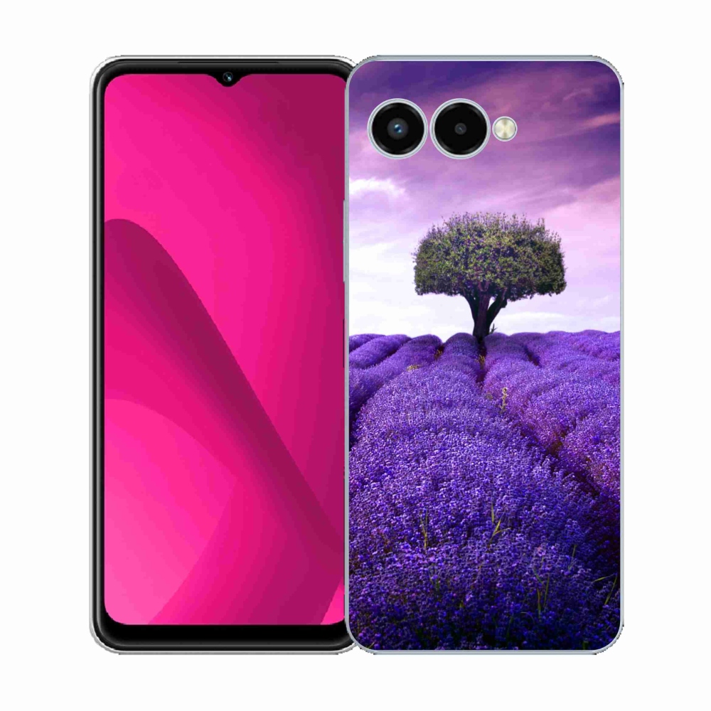 Zselés borítás mmCase a T-Mobile T Phone 3 készülékhez - levendula rét