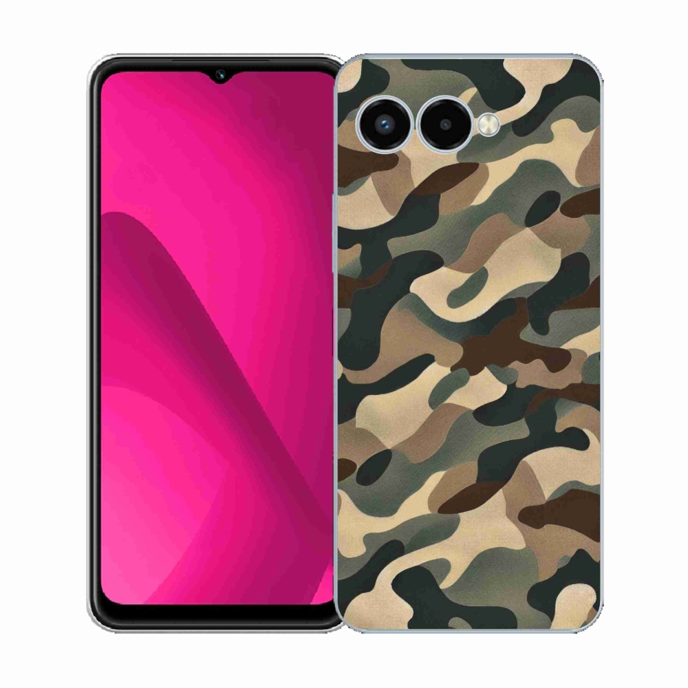 Zselés borítás mmCase a T-Mobile T Phone 3 készülékhez - terepszínű minta 11