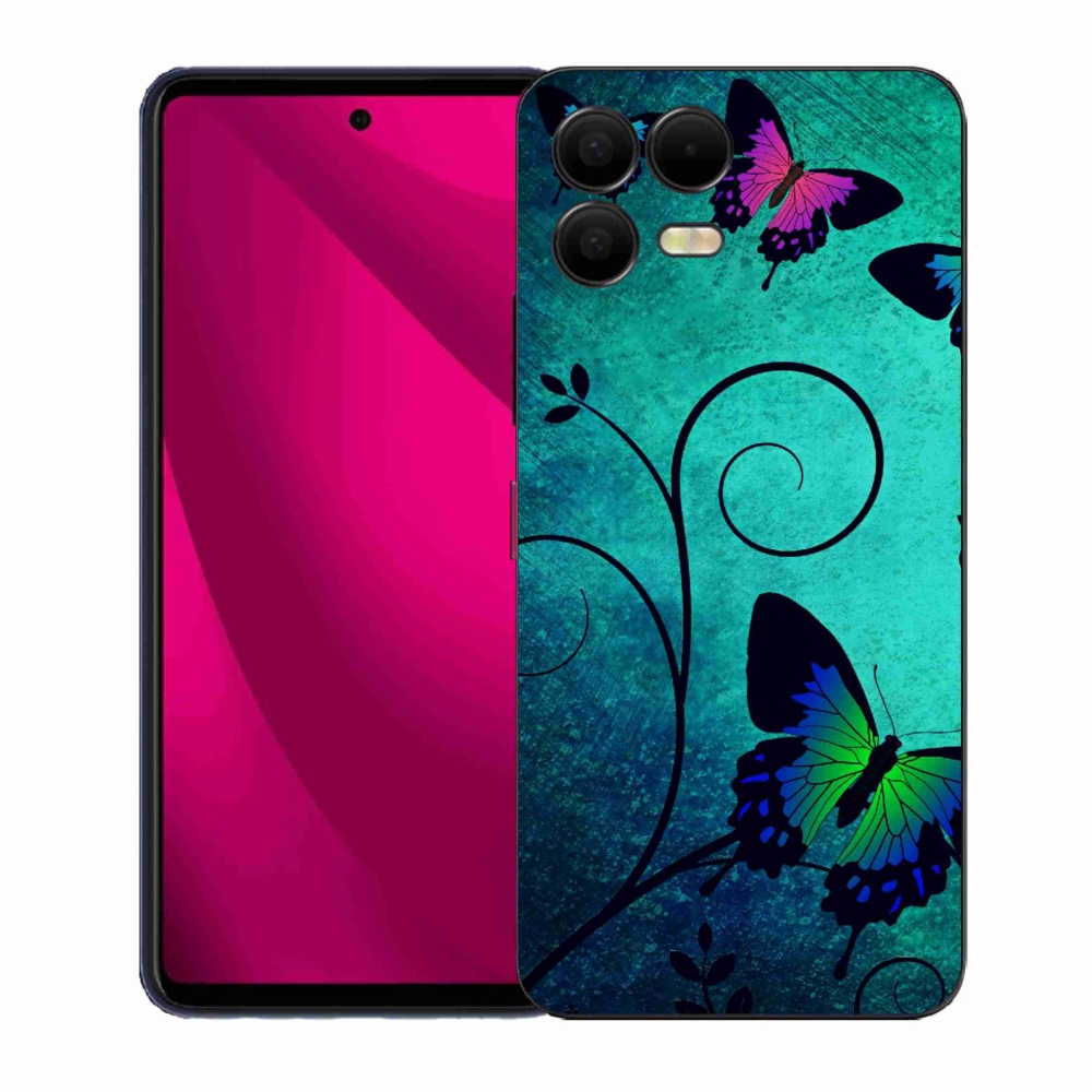 Zselés borítás mmCase a T-Mobile T Phone 3 Pro készülékhez - színes pillangók
