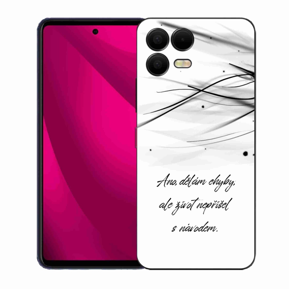 Zselés borítás mmCase a T-Mobile T Phone 3 Pro készülékhez - idézőjelben fehér háttér