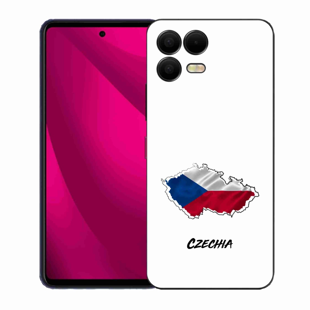 Zselés borítás mmCase a T-Mobile T Phone 3 Pro készülékhez - Csehország fehér háttér