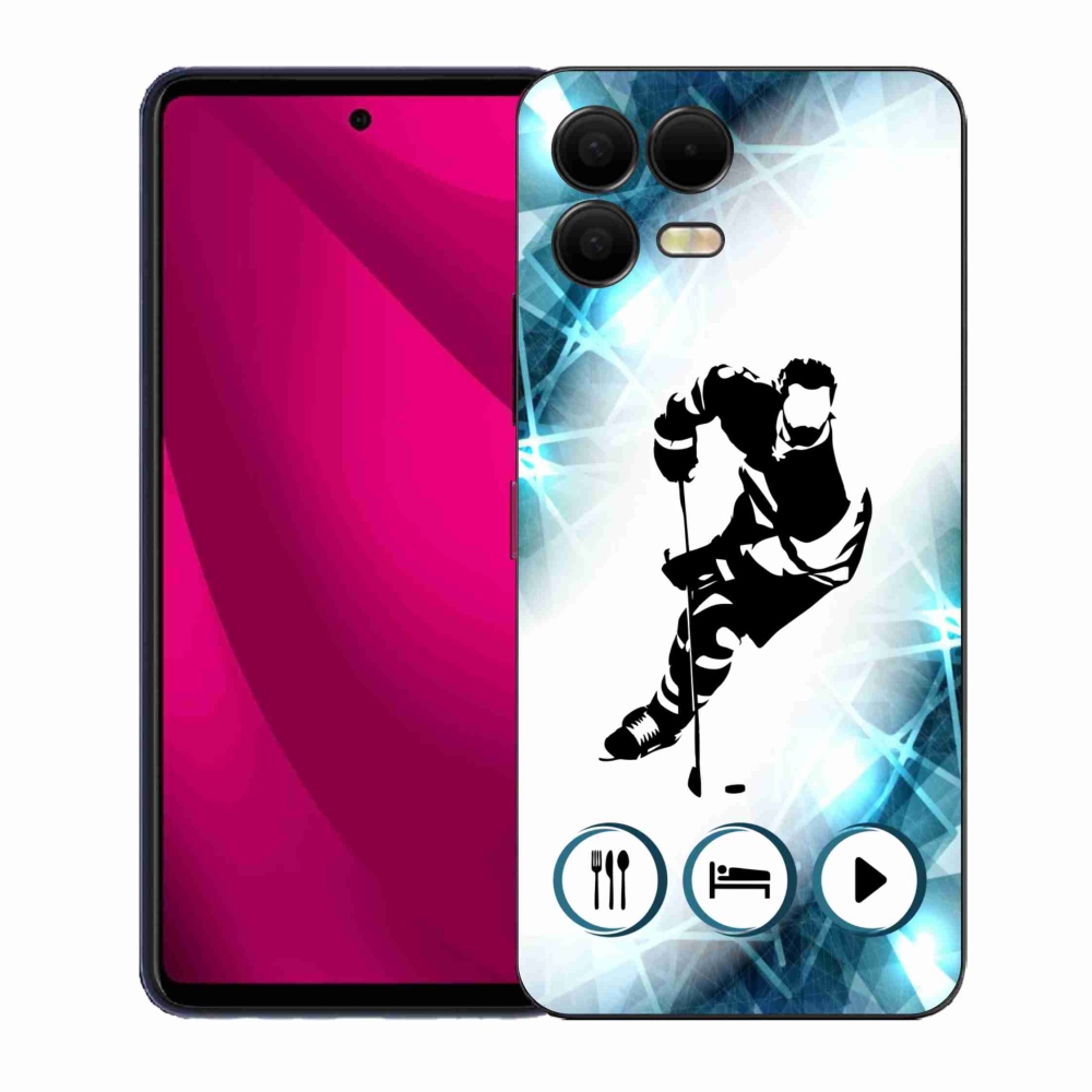 Zselés borítás mmCase a T-Mobile T Phone 3 Pro készülékhez - jégkorong 1
