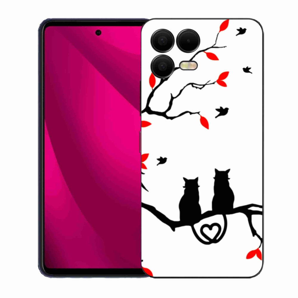 Zselés borítás mmCase a T-Mobile T Phone 3 Pro készülékhez - macska szeretet