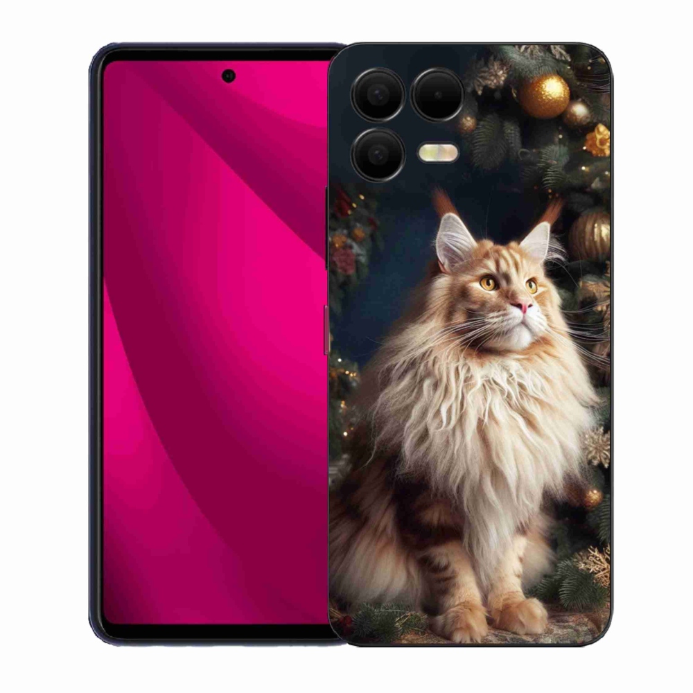 Zselés borítás mmCase a T-Mobile T Phone 3 Pro készülékhez - macska a fánál