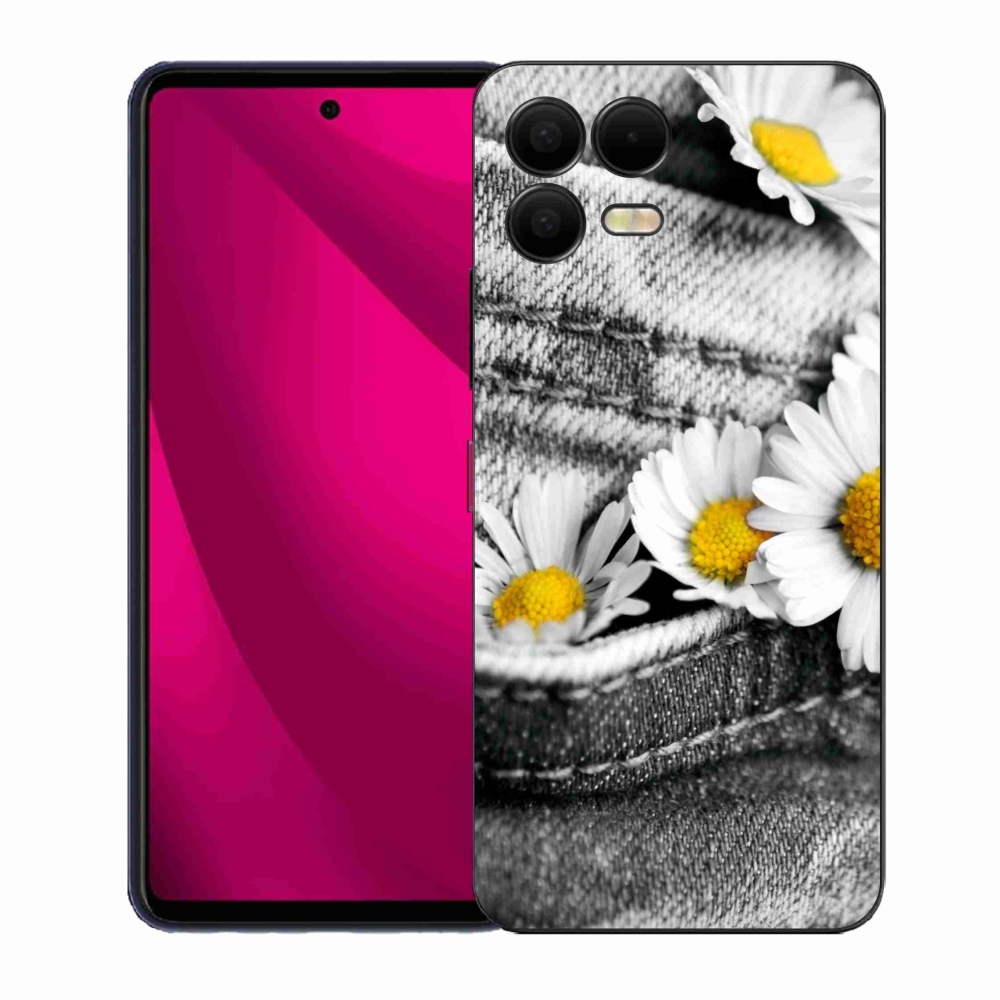 Zselés borítás mmCase a T-Mobile T Phone 3 Pro készülékhez - százszorszépek