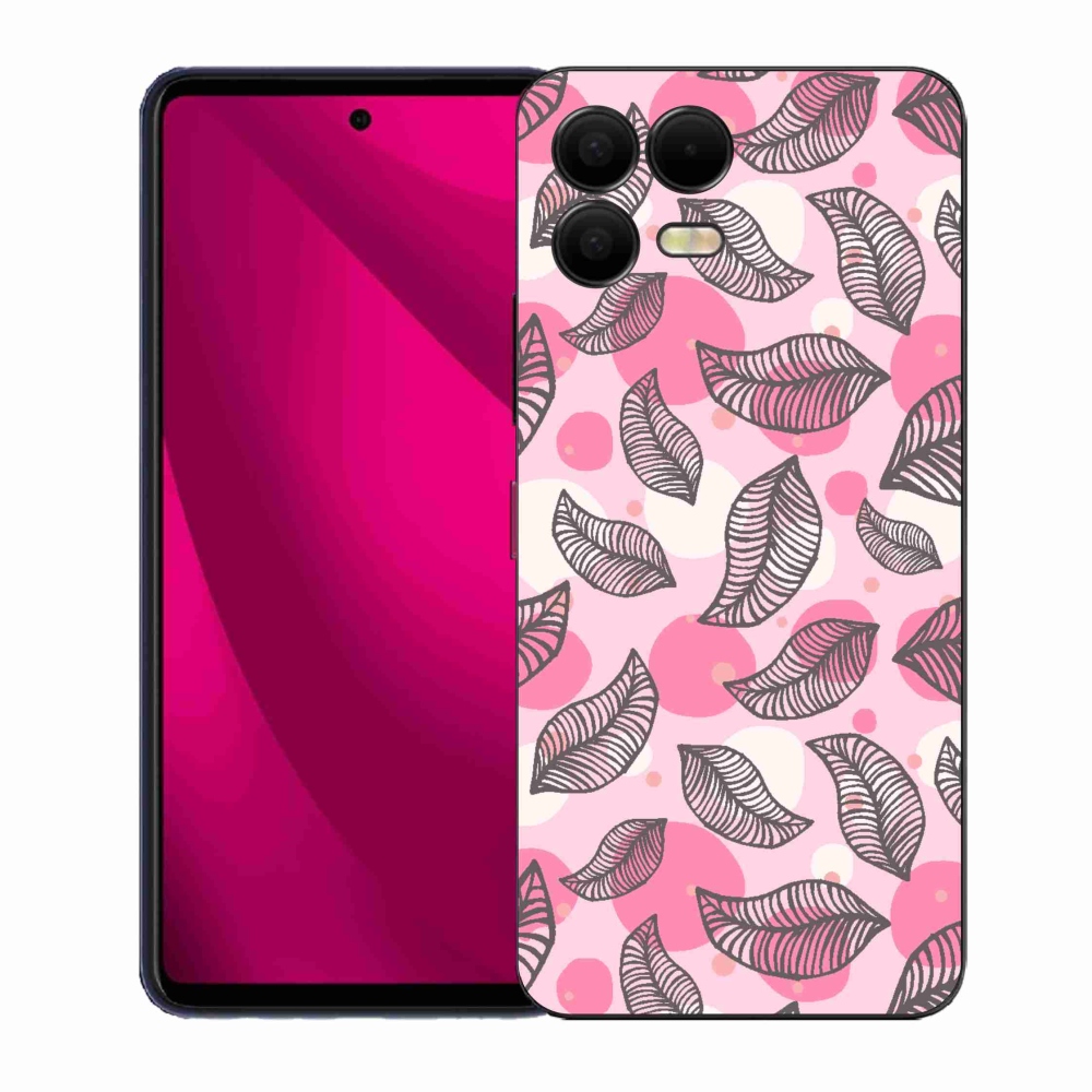 Zselés borítás mmCase a T-Mobile T Phone 3 Pro készülékhez - rajzolt, hulló levelek