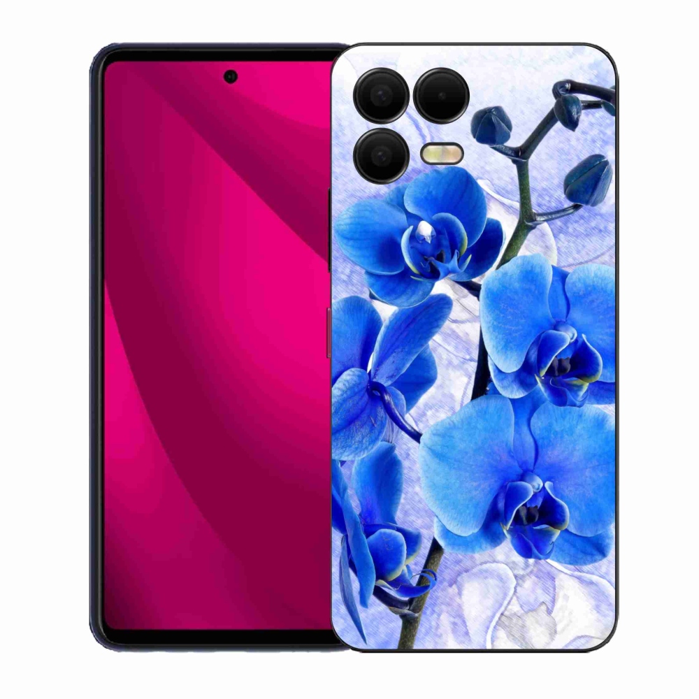 Zselés borítás mmCase a T-Mobile T Phone 3 Pro készülékhez - kék virágok