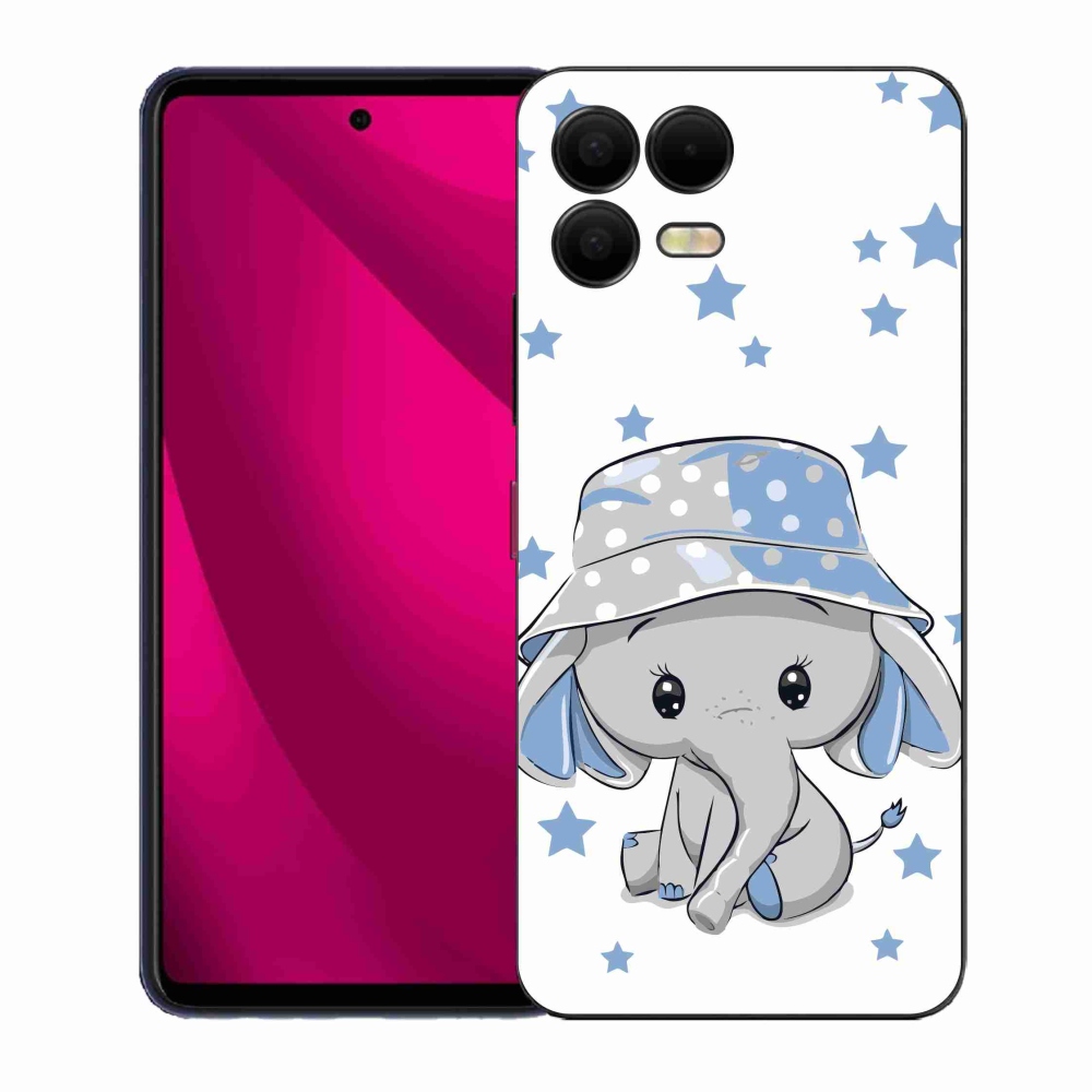 Zselés borítás mmCase a T-Mobile T Phone 3 Pro készülékhez - kék elefánt