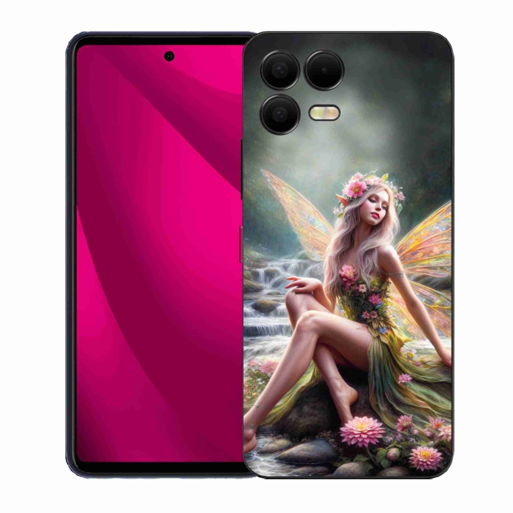 Zselés borítás mmCase a T-Mobile T Phone 3 Pro telefonhoz - pillangó nő 1