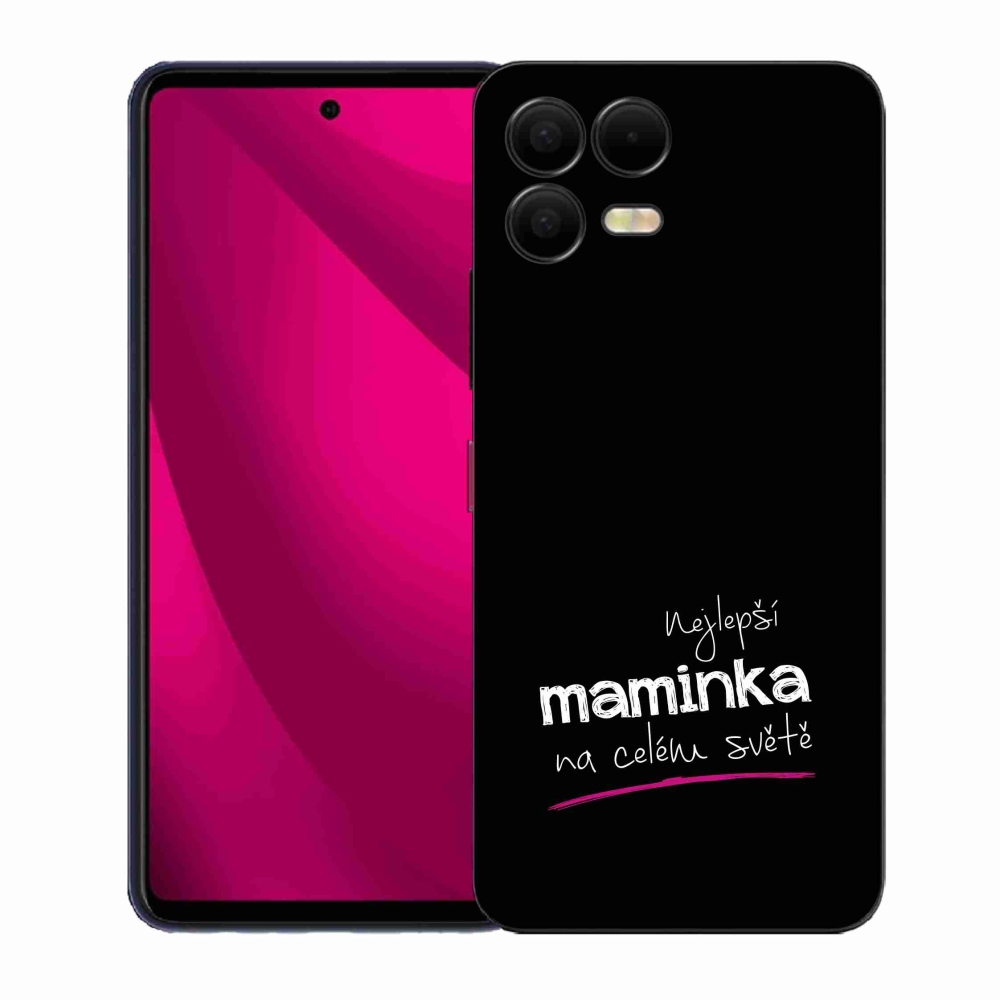 Gél borító mmCase a T-Mobile T Phone 3 Pro készülékhez - Legjobb anya 4 fekete háttér