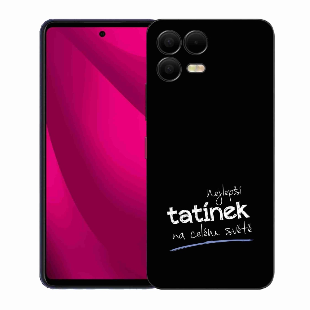 Gél borítás mmCase a T-Mobile T Phone 3 Pro készülékhez - Best Daddy 4 fekete háttér