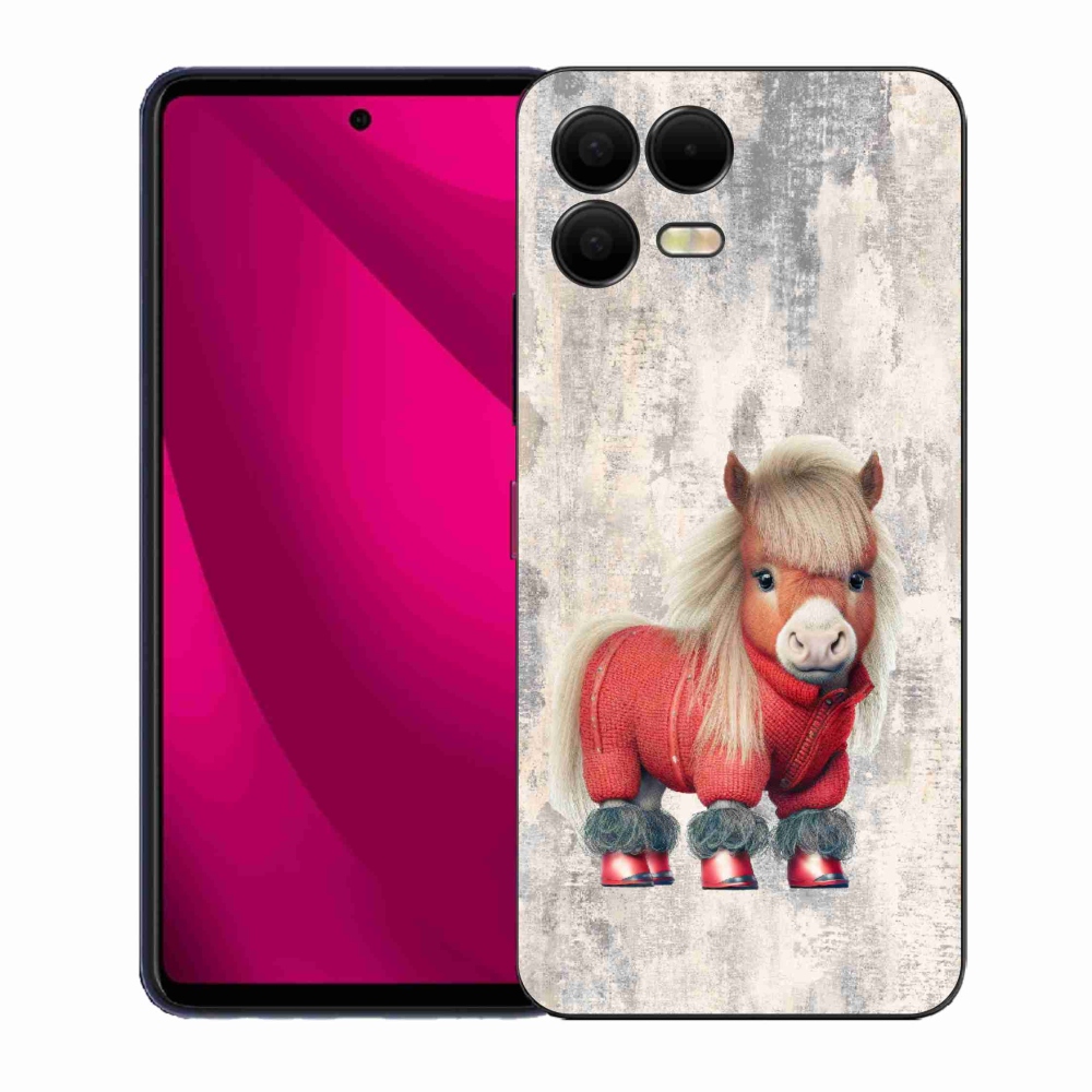 Zselés borítás mmCase a T-Mobile T Phone 3 Pro telefonhoz - póni pulóverben