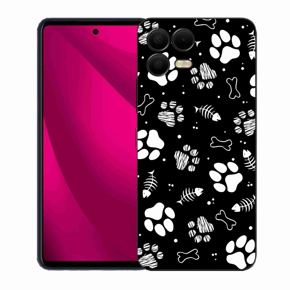 Zselés borítás mmCase a T-Mobile T Phone 3 Pro készülékhez - kutyamancsok