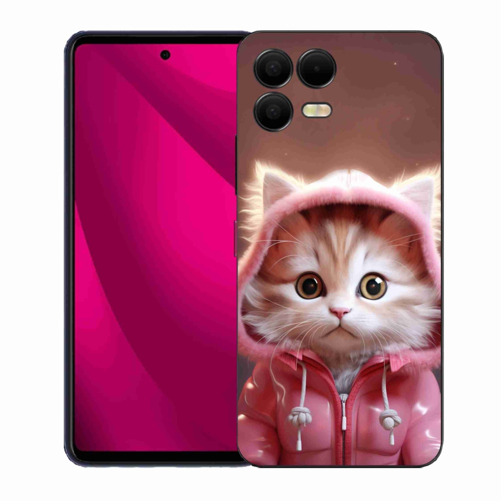 Zselés borítás mmCase a T-Mobile T Phone 3 Pro telefonhoz - aranyos cica 3