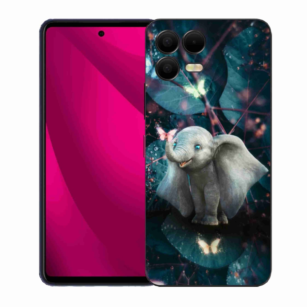 Zselés borítás mmCase a T-Mobile T Phone 3 Pro készülékhez - aranyos elefánt